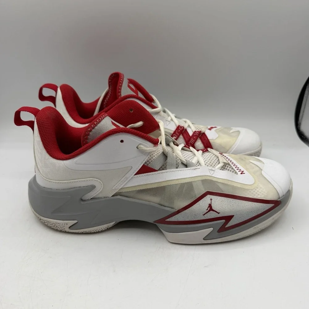 Nike Air Jordan One Take 3 Basketball Shoes Mens 10.5 White/Gym Red DC7701-100‎
